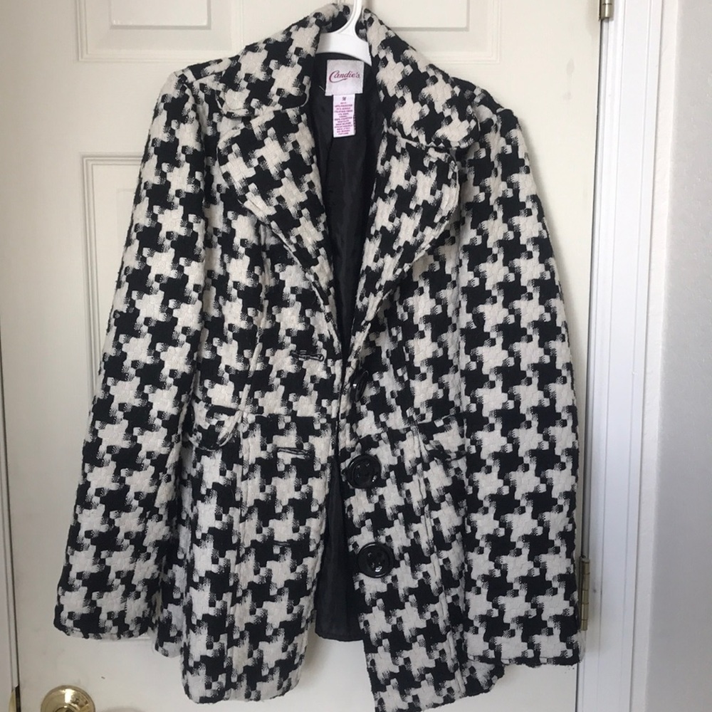 Houndstooth coat